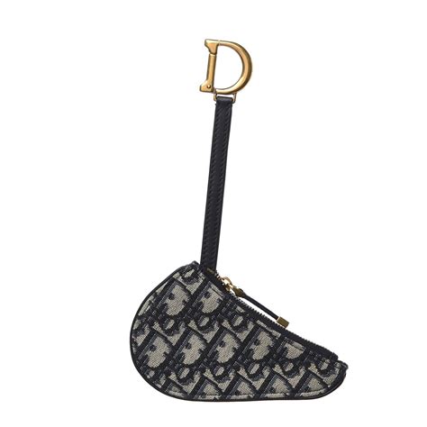 dior oblique coin purse